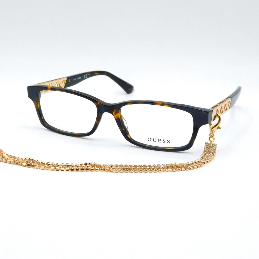 BRAND NEW GUESS GU2785 052 TORTOISE RECTANGLE WOMEN'S EYEGLASSES FRAME 5… - Picture 1 of 12